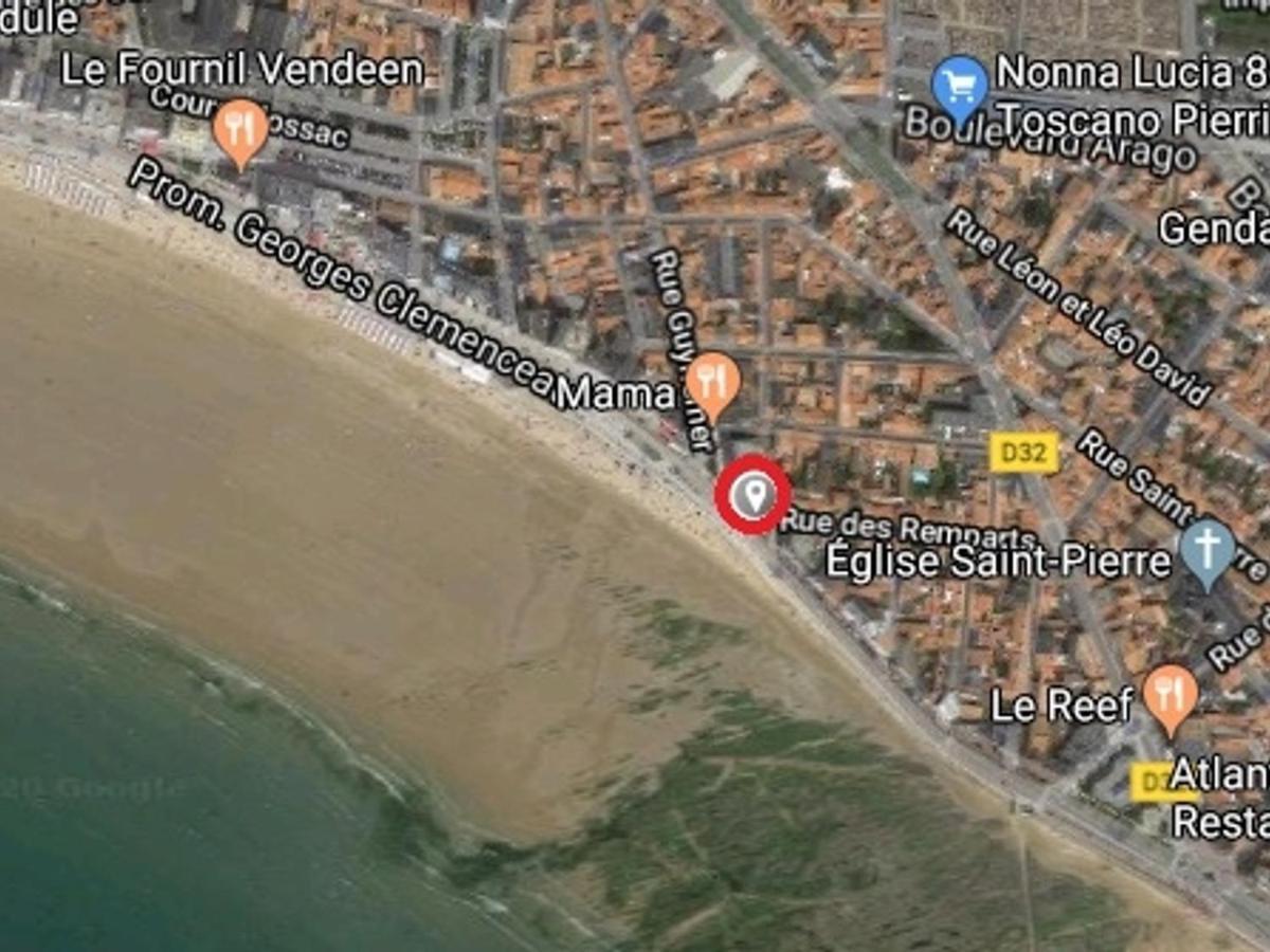 Appartement T2 Refait A Neuf Avec Balcon Face Mer Et Ascenseur, Au Coeur Des Sables-D'Olonne - Fr-1-485-70 لي سابلِ دولونْ المظهر الخارجي الصورة